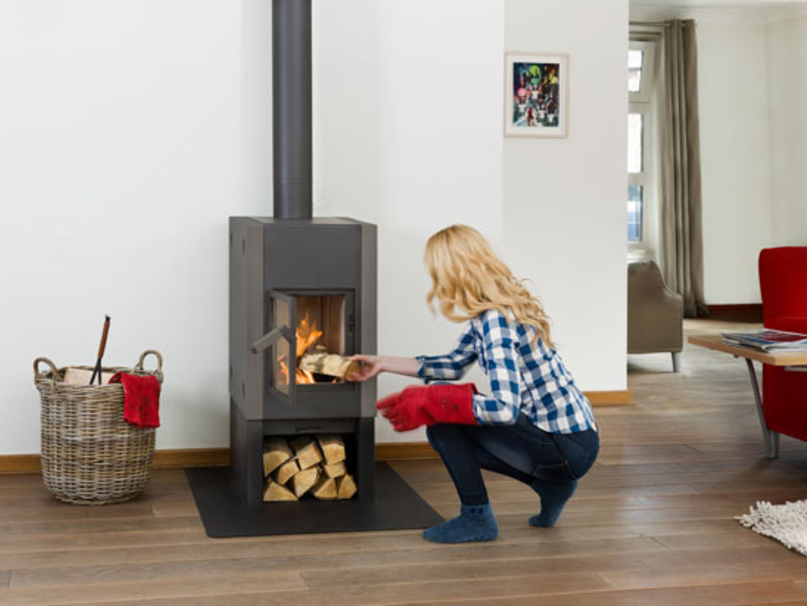 Stoken op hout
