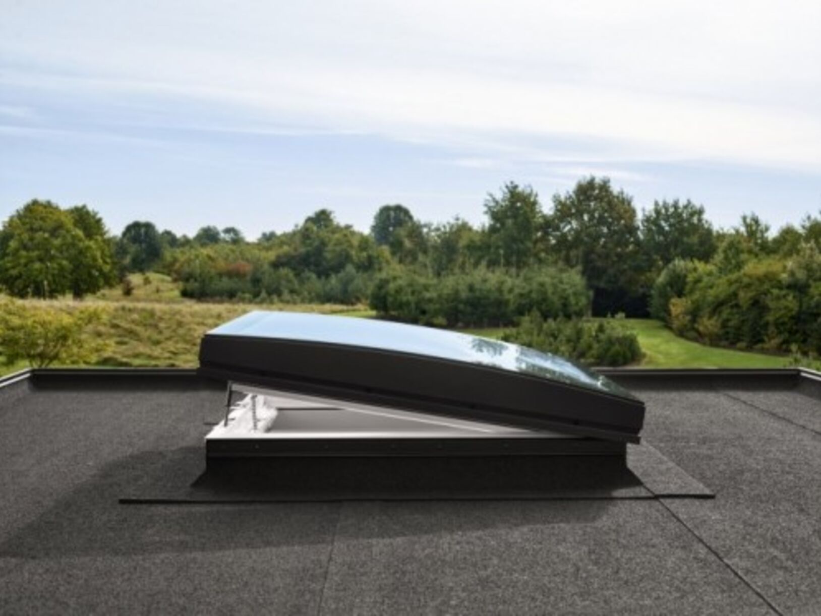 VELUX koepel gebogen glas