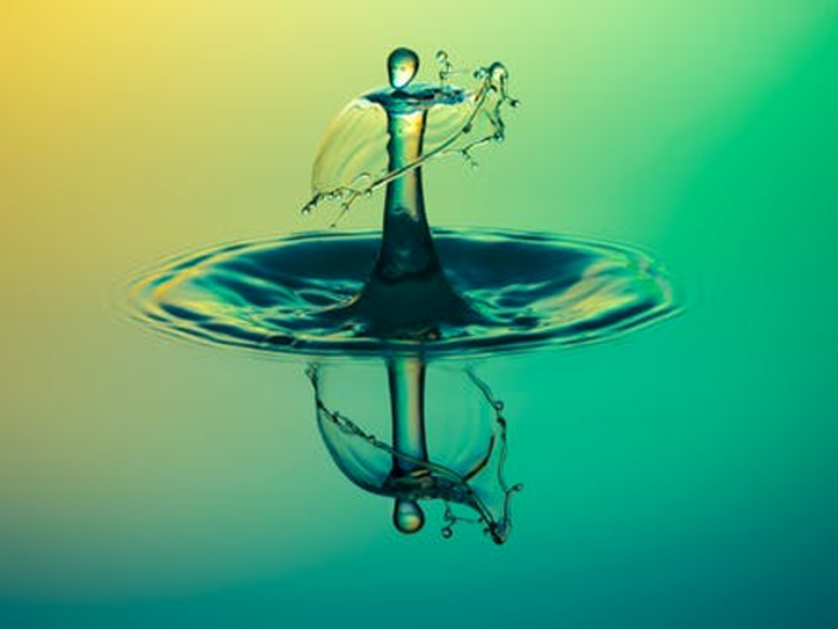 een gesprongen waterleiding