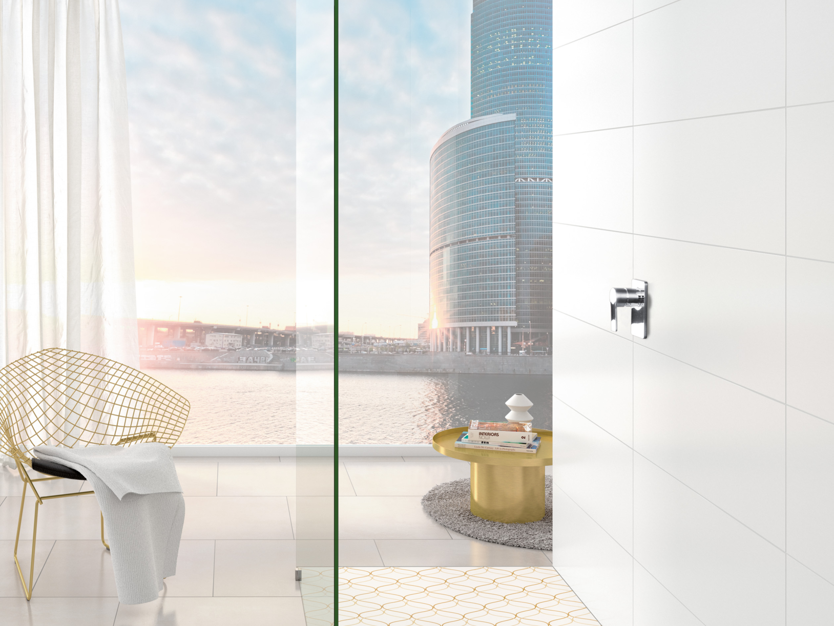 Villeroy & Boch geprinte douchevloeren 