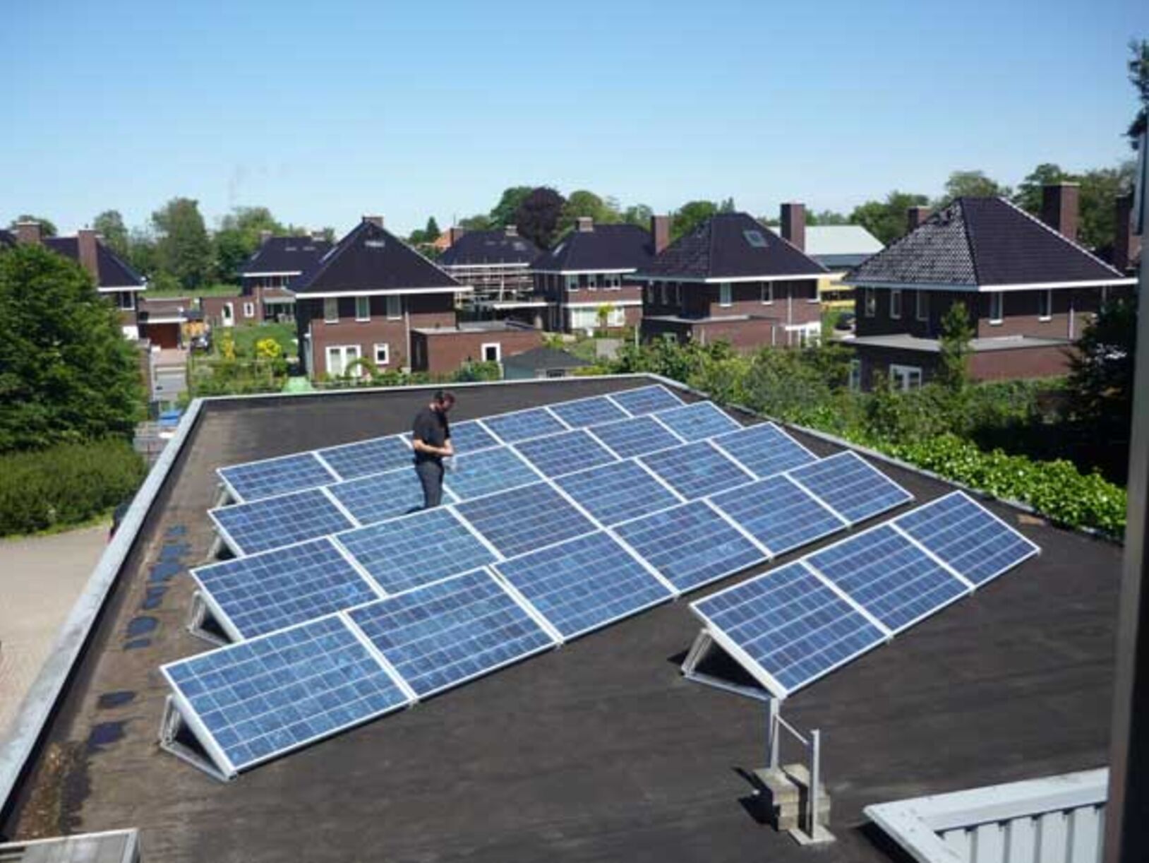 Zonnepanelen reinigen