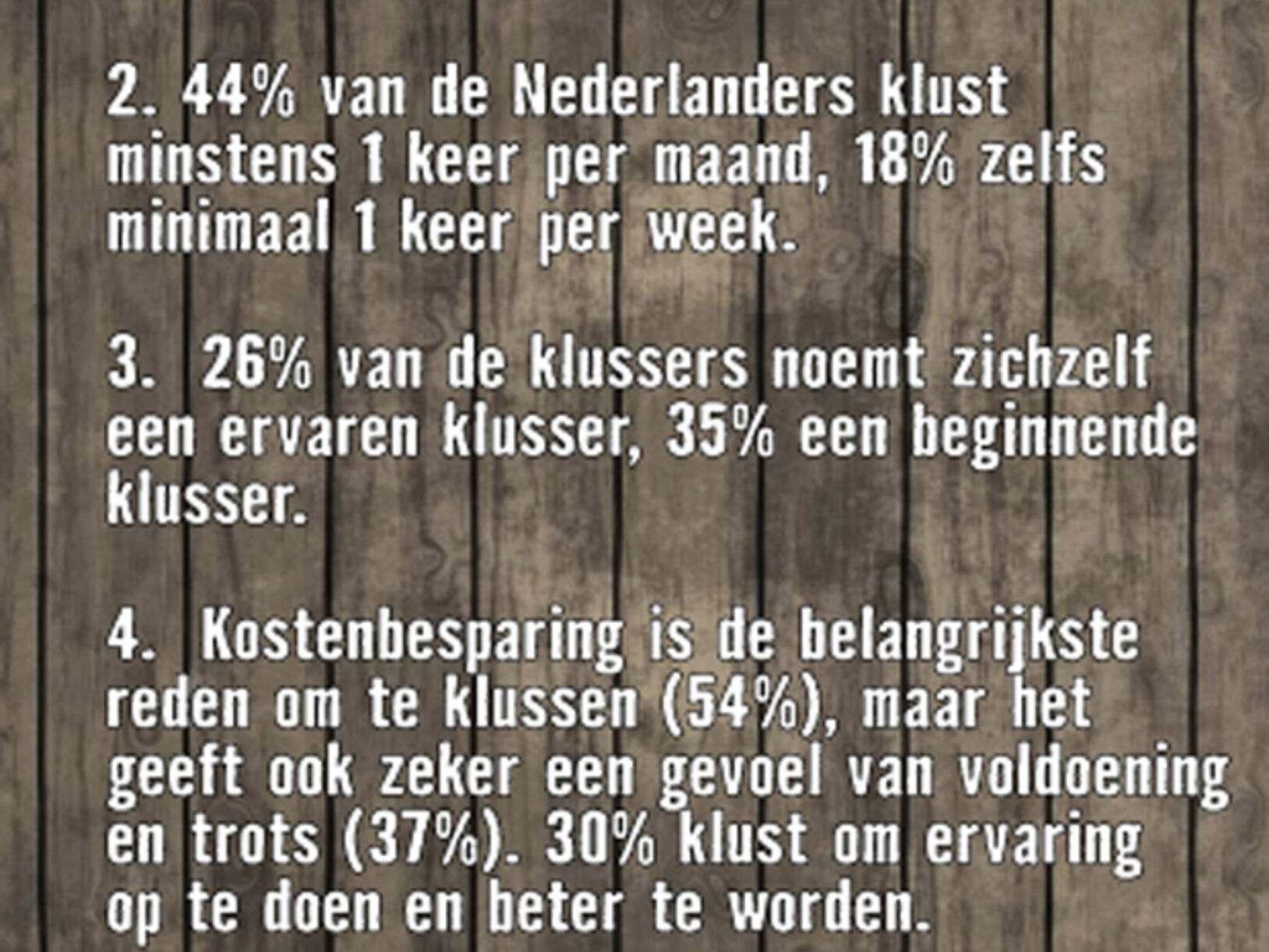 Nederlander klust om kosten te besparen