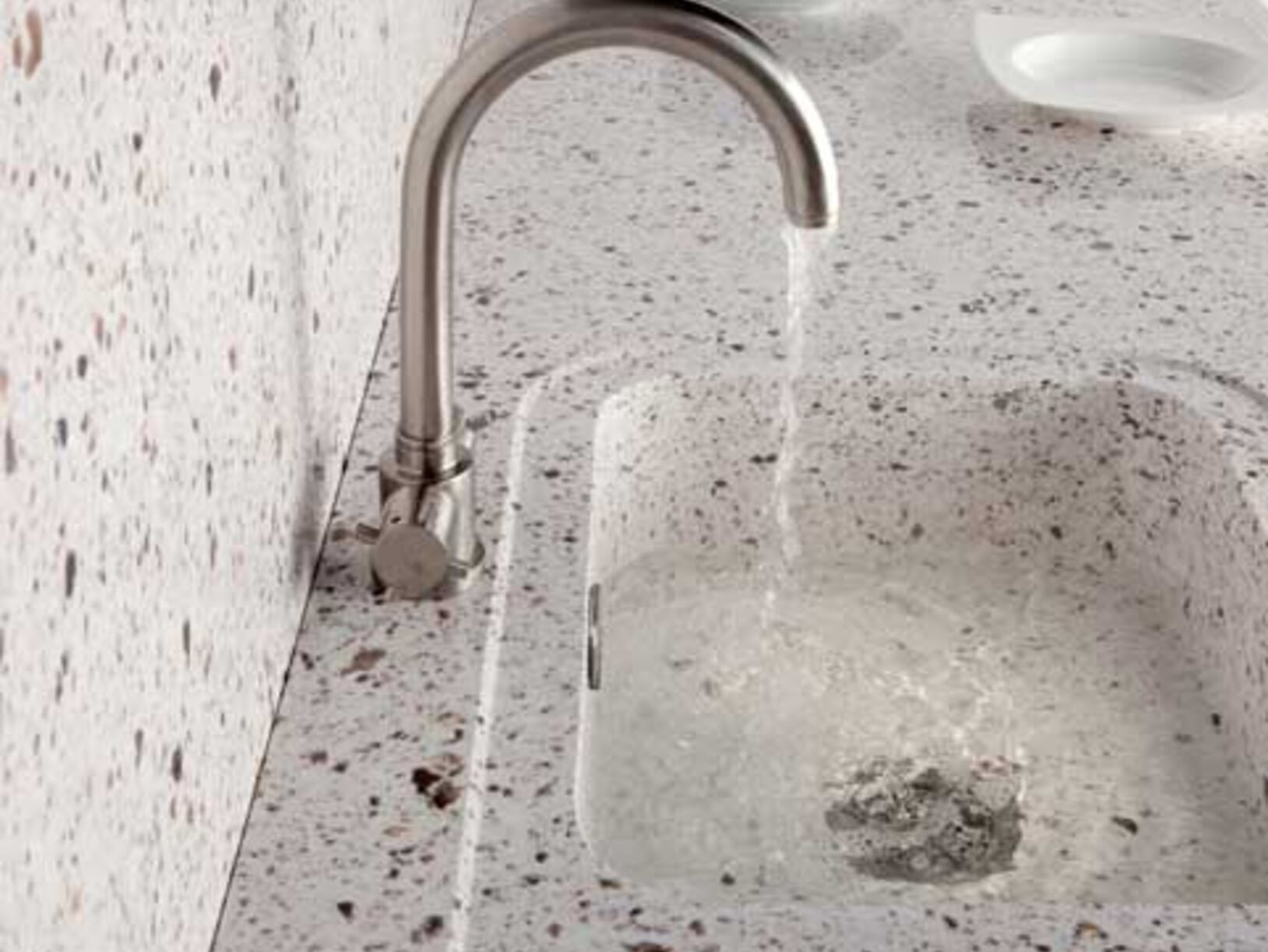 Silestone spoelbakken