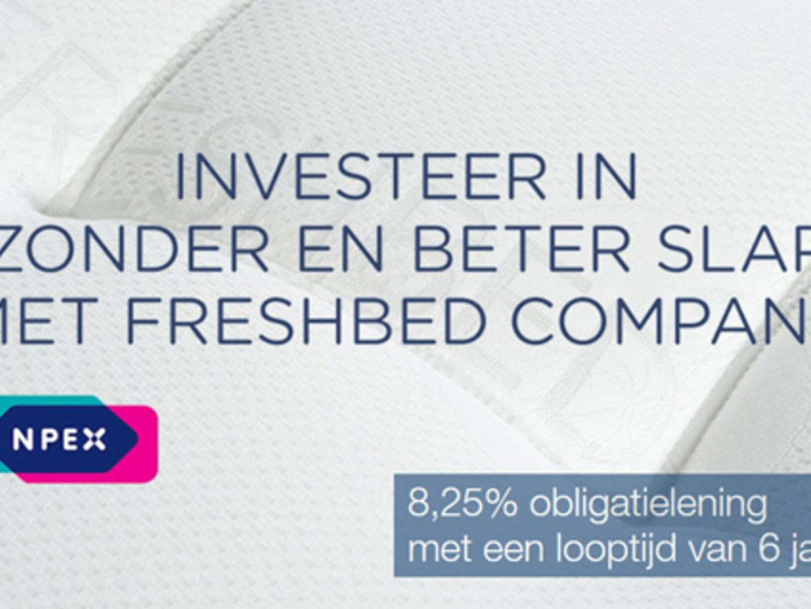 Koop een van de 1000 Freshbed obligaties