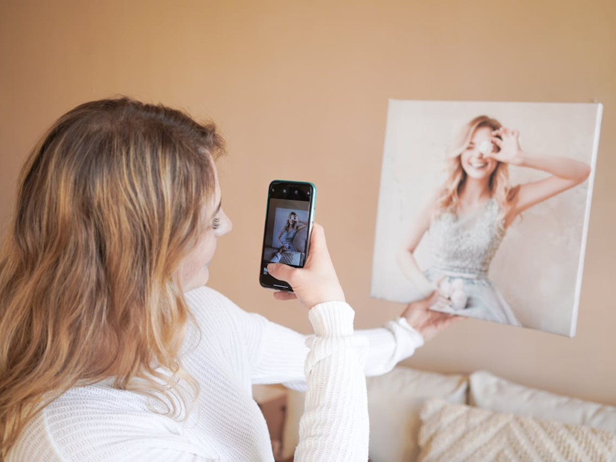 Foto op canvas