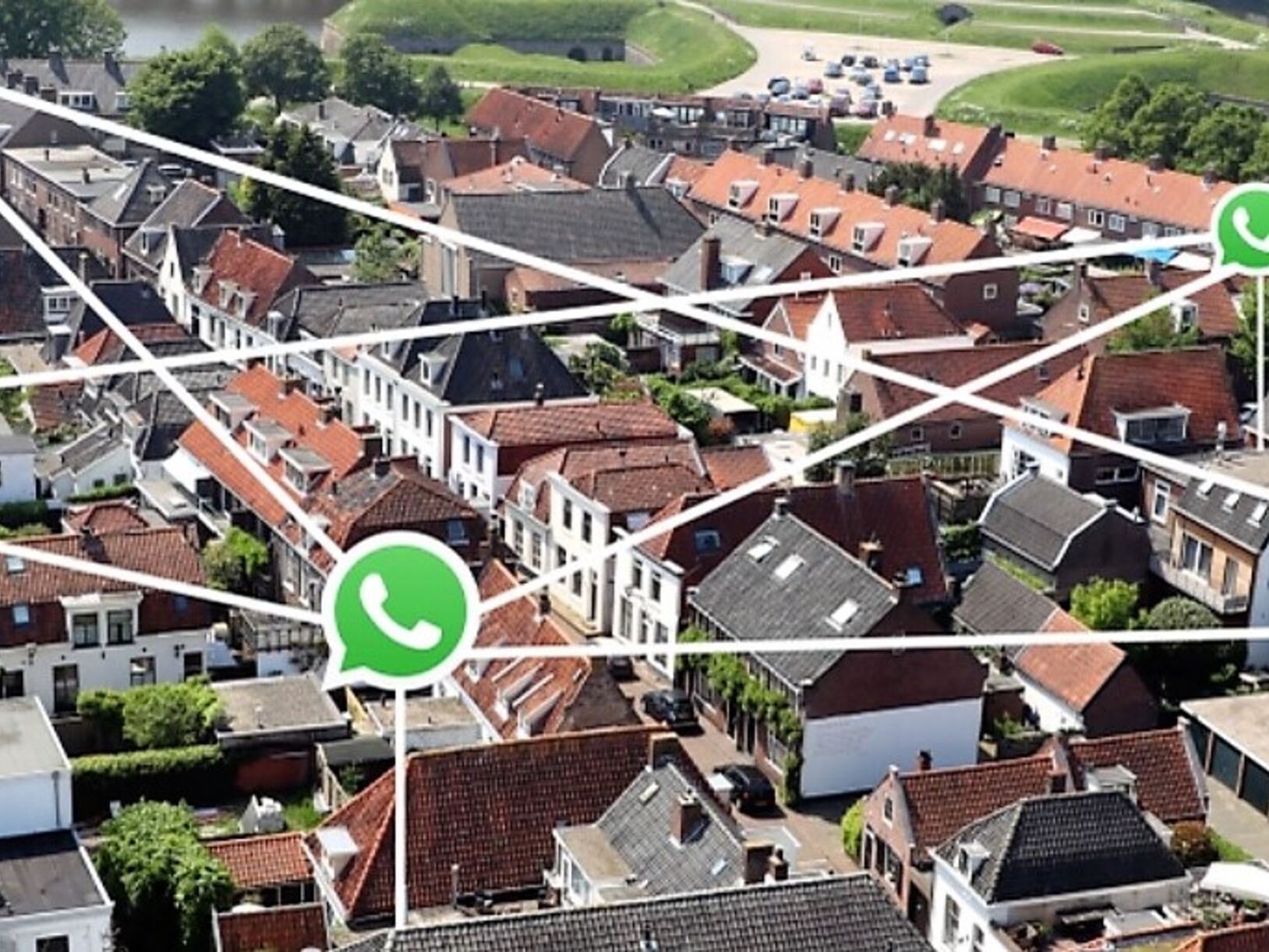 Inbraakpreventie via whatsappgroep