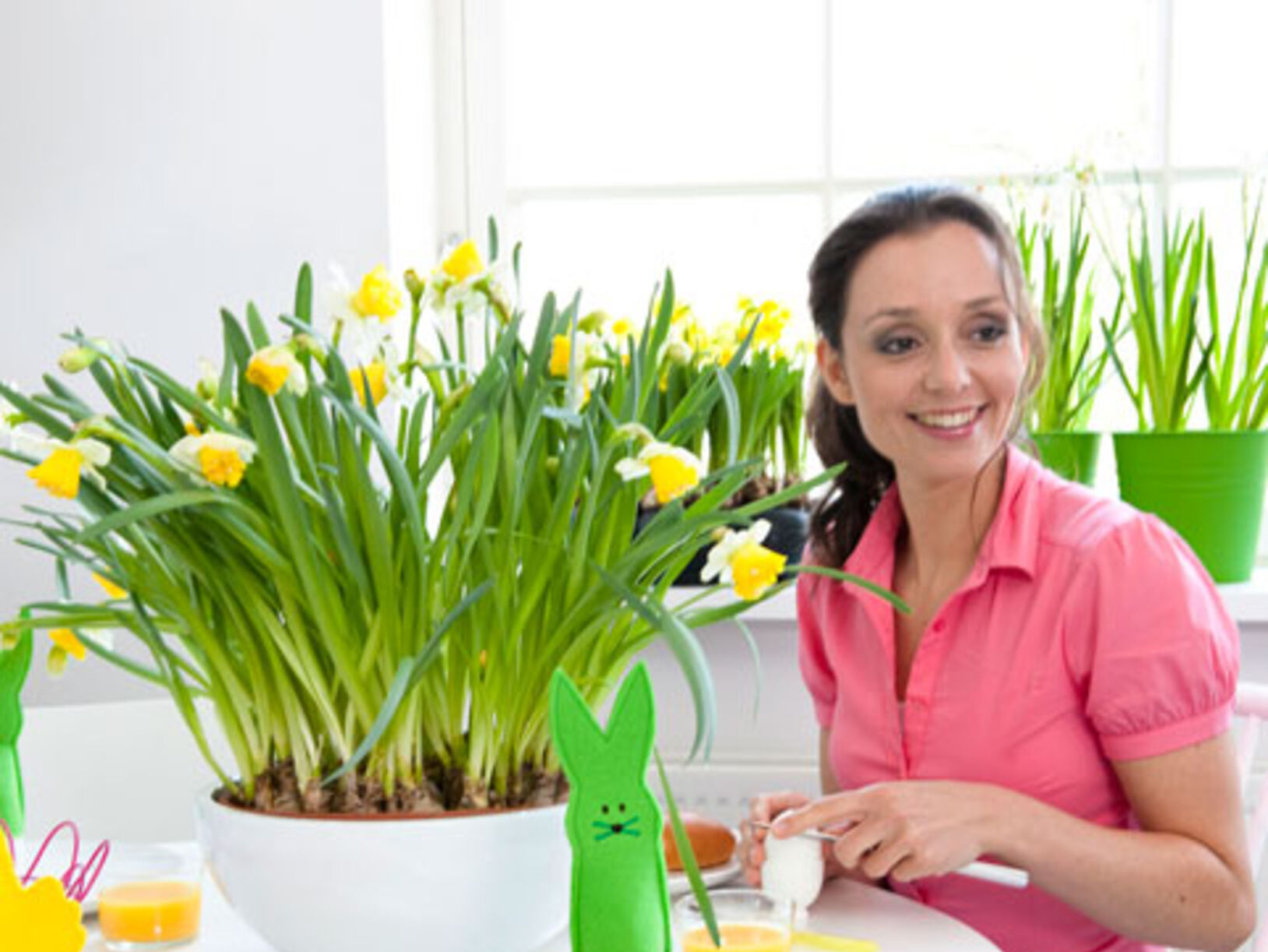 Vrolijk Pasen met narcis