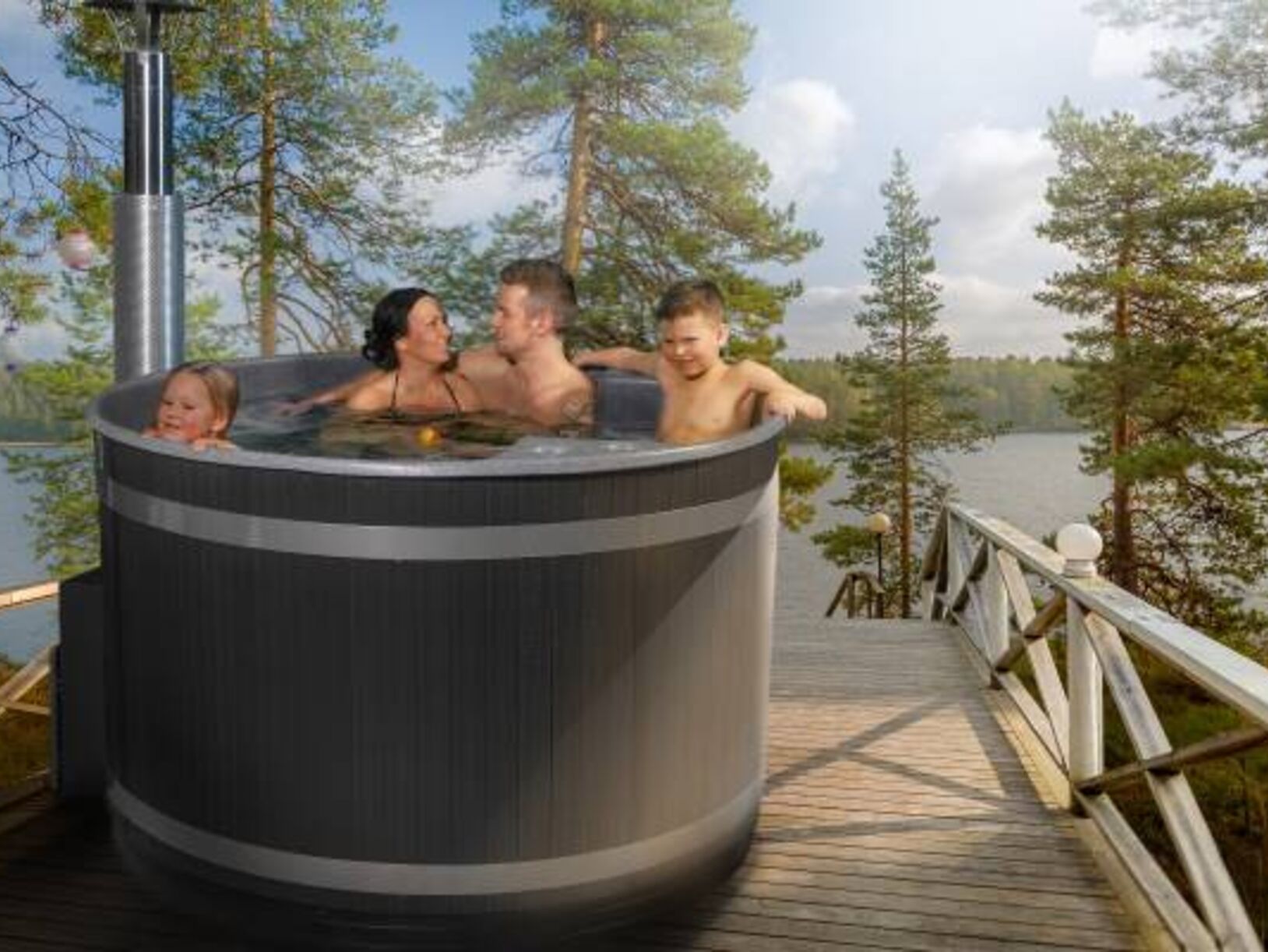 Kirami Hottub familie L