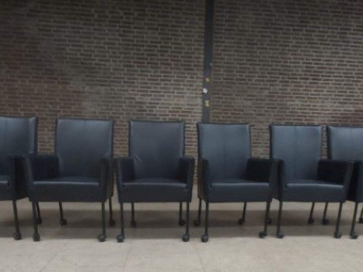 leren stoelen