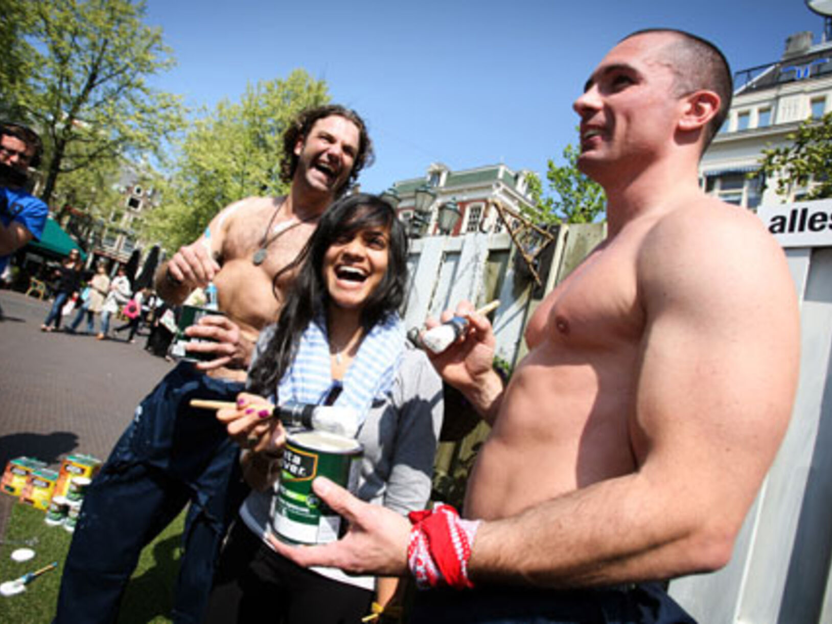 Sexy tuinmannen