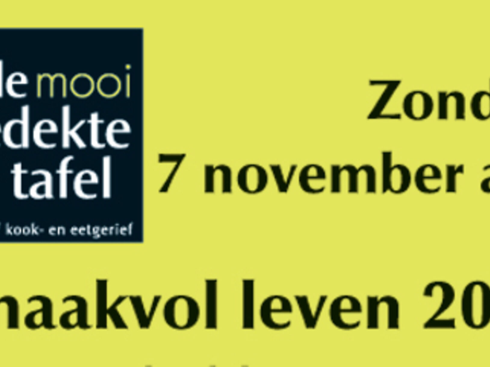 De mooi gedekte tafel