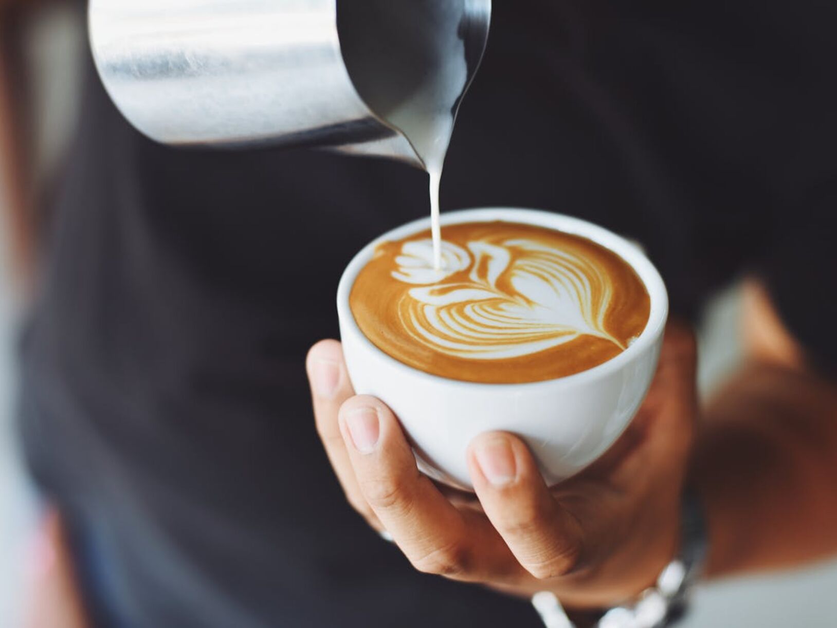 De geur van verse koffie: