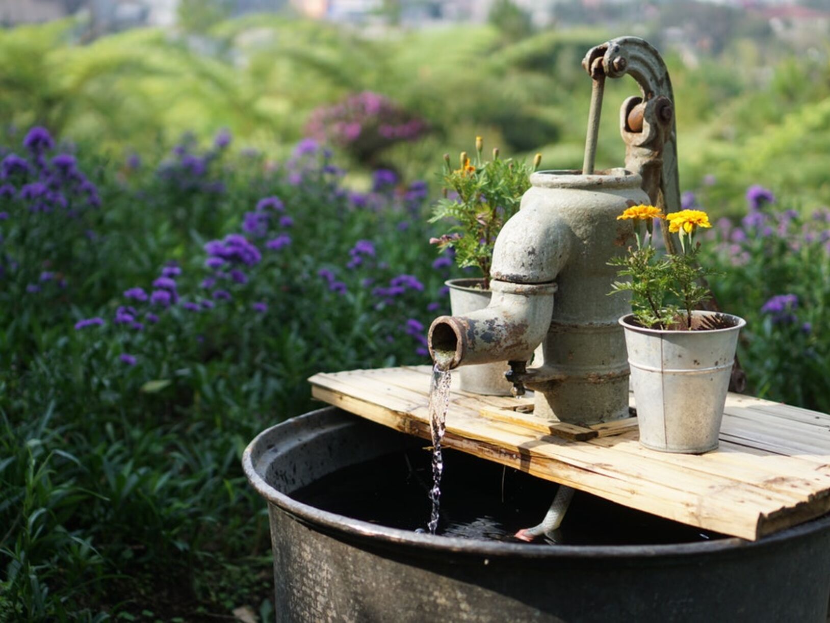 Een waterpomp systeem