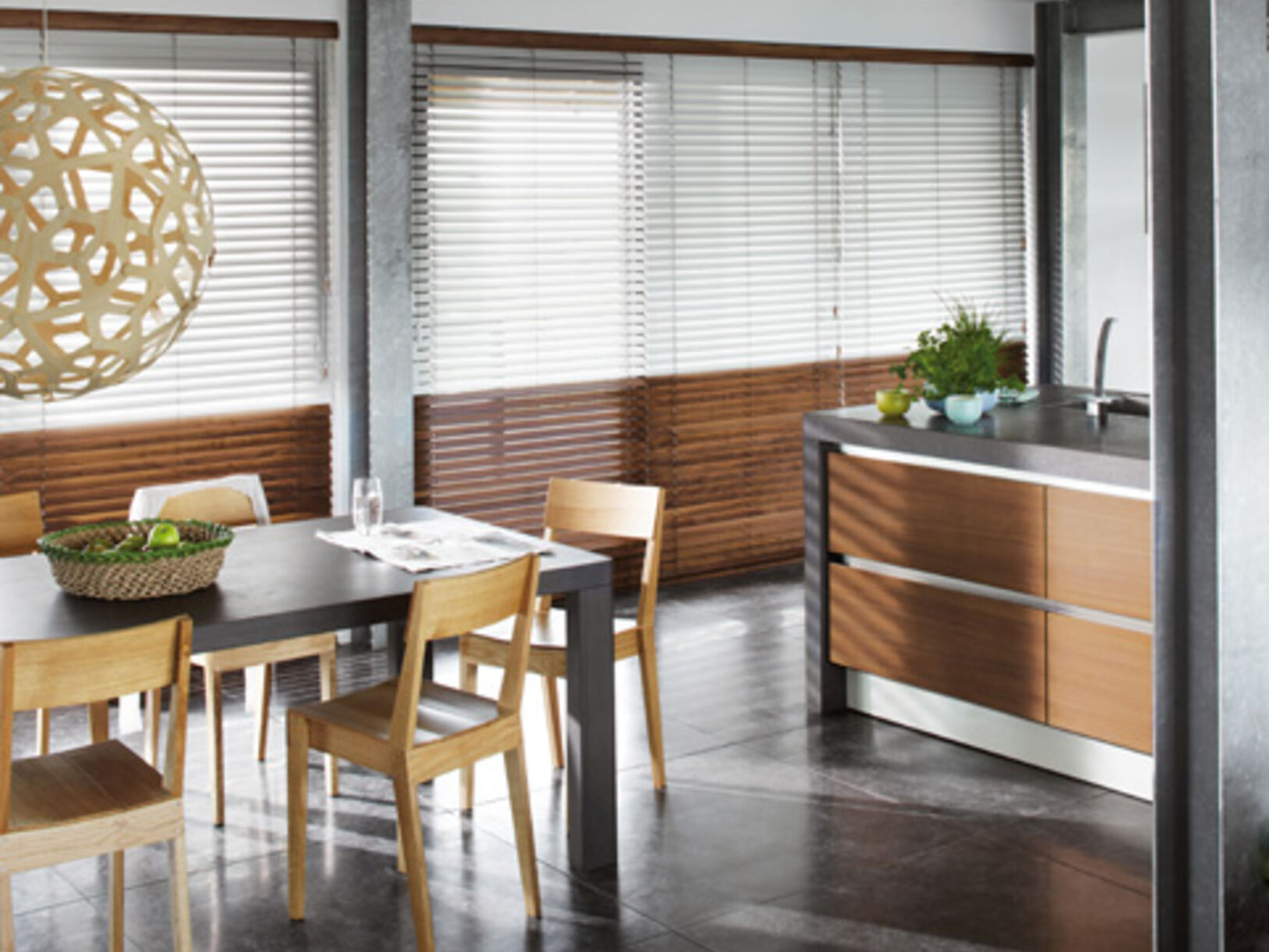 Luxaflex houten jaloezieën