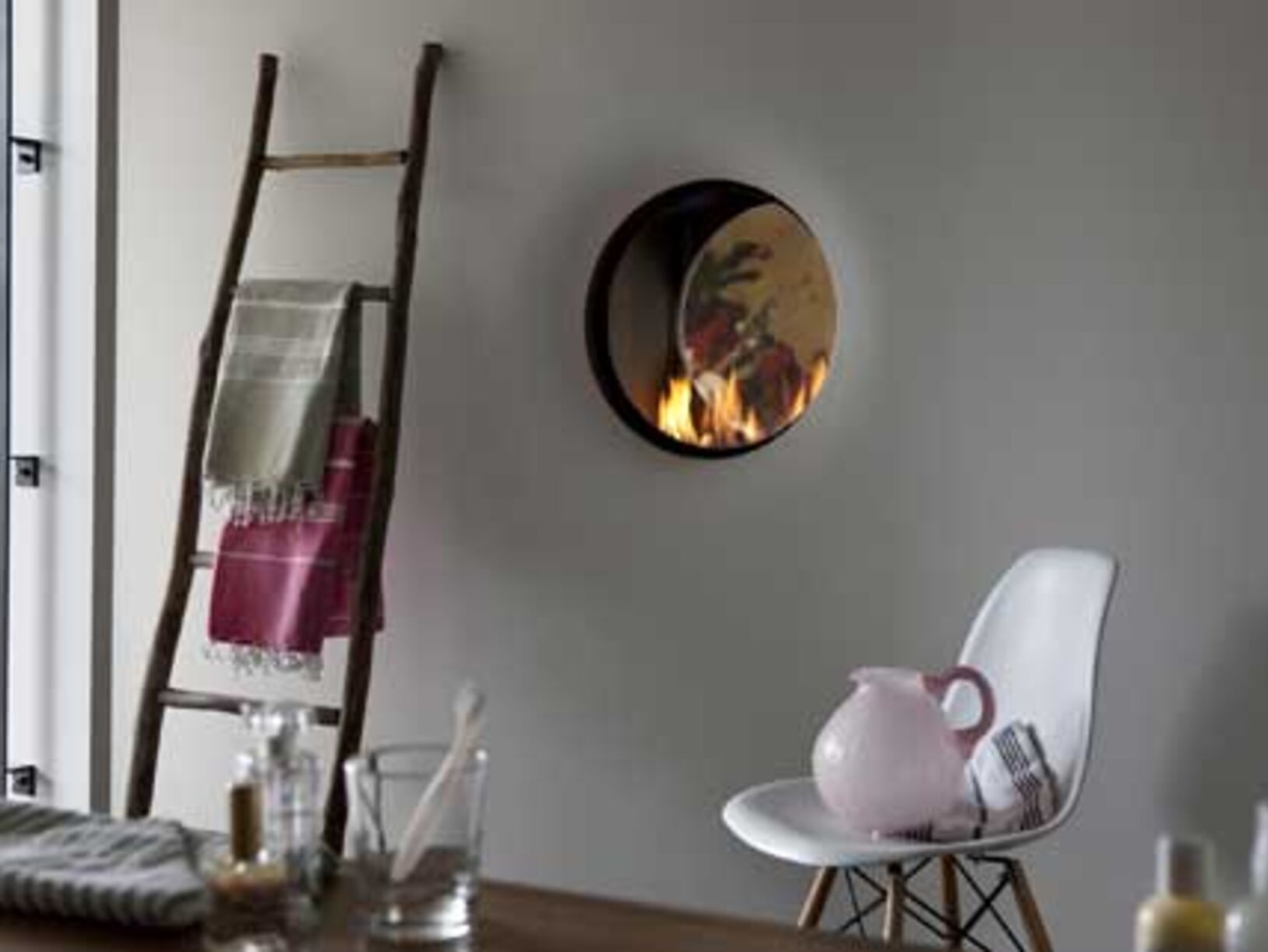 Tulp ronde doorkijkhaard
