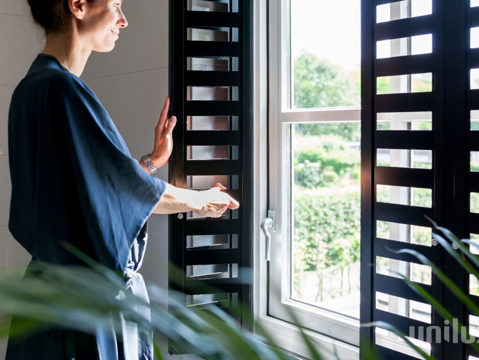aluminium shutters van Unilux