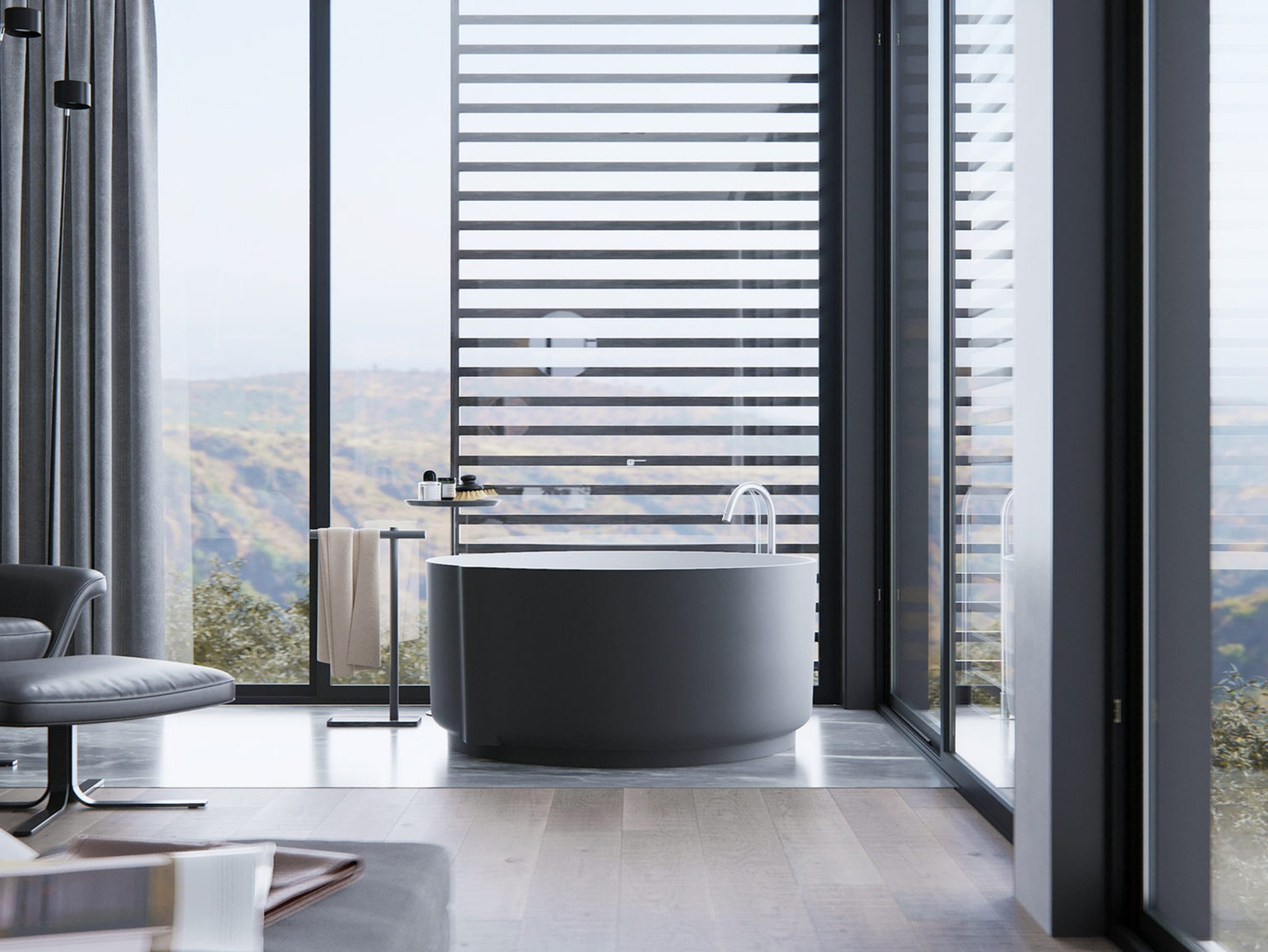 Een industriële badkamer creëren?
