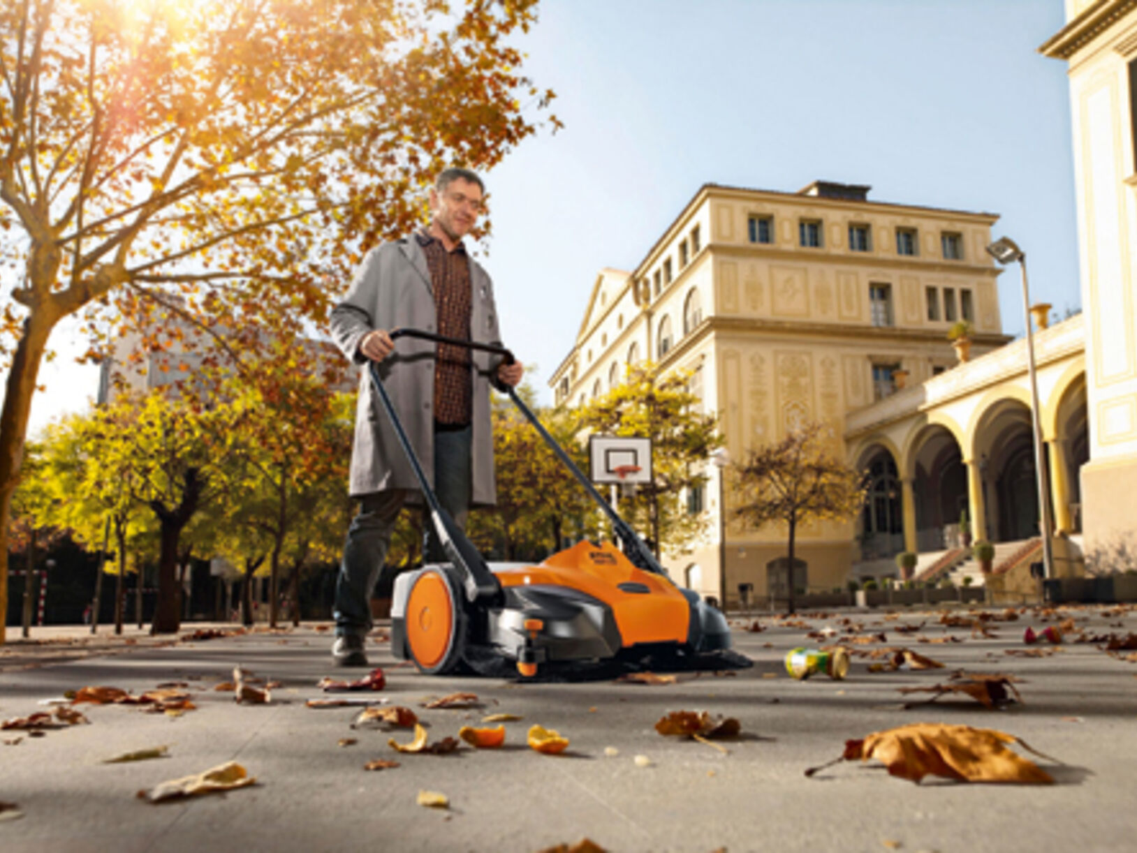 Stihl veegmachine