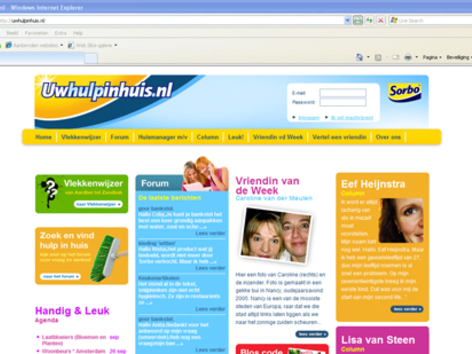 Sorbo online vraagbaak