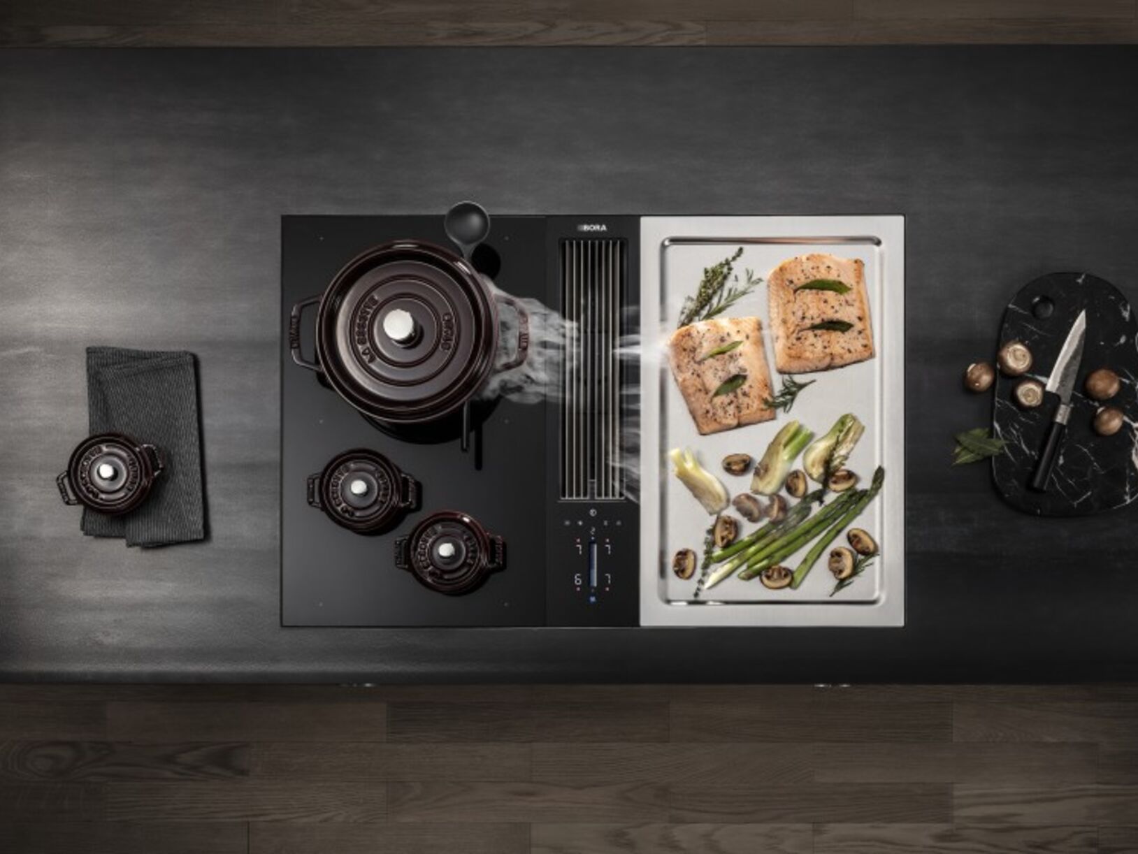 Bora Tepan roestvrijstalen grill