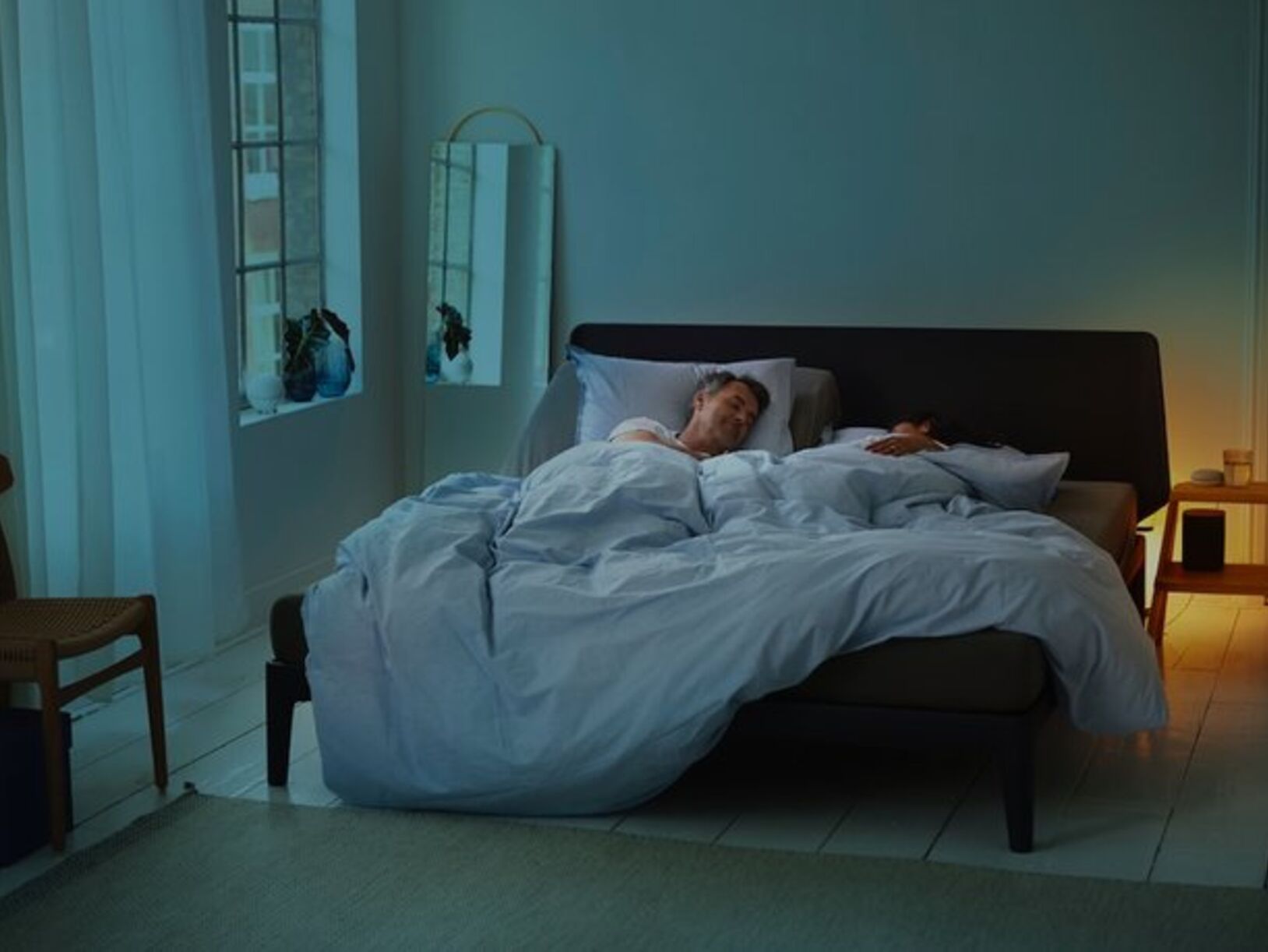 Auping bed met anti-snurkfunctie