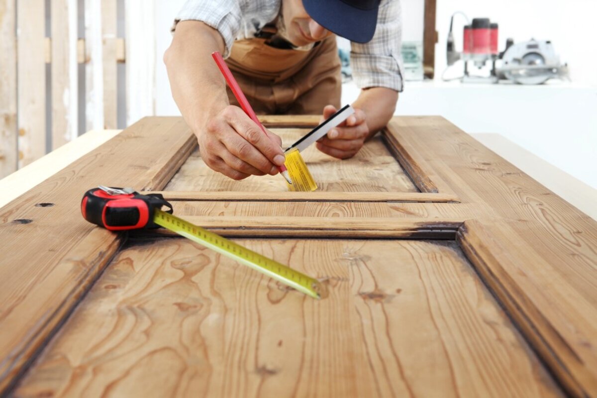 gemiddelde Beginner Wiskundig zelf een deur maken - Wonenwonen